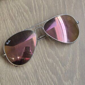 RayBan Pink Mirror Sunglasses